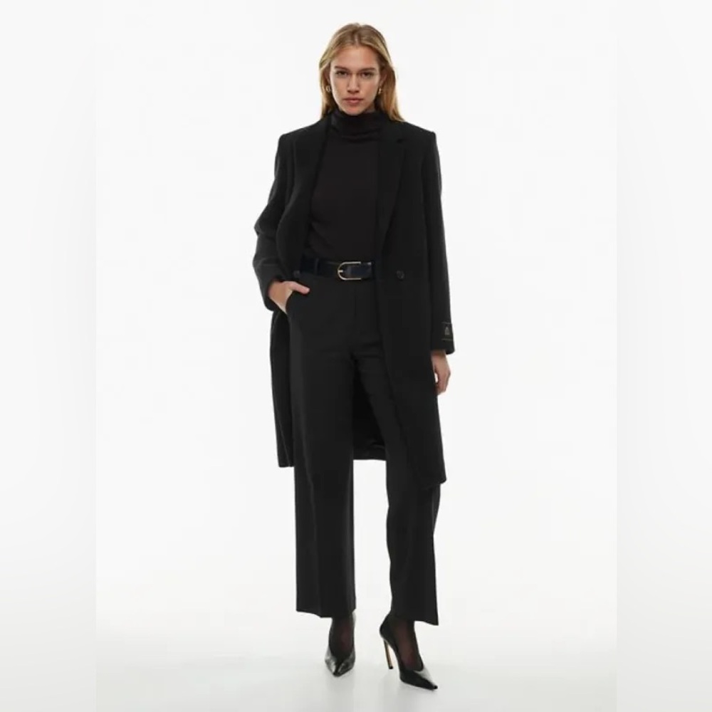 ARITZIA STEDMAN WOOL COAT Black XXS NWT - Picture 5 of 5